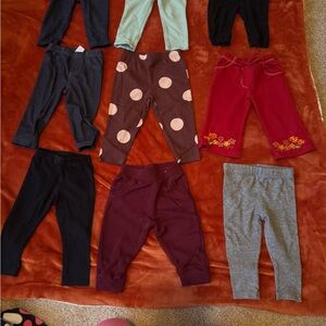 Kids' Assorted Color Leggings Set